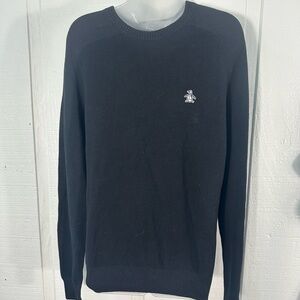Original Penguin Black Long Sleeve Sweater Size Small NWT